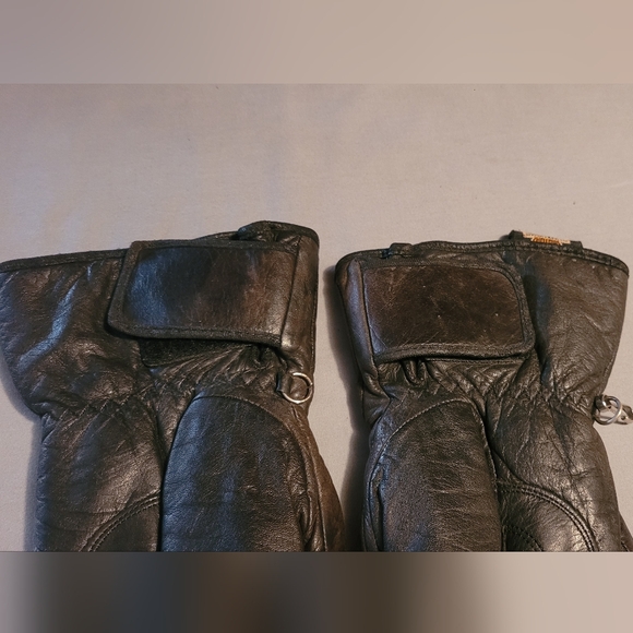 Harley-Davidson Dark Brown Leather Gloves (133) - Picture 4 of 10